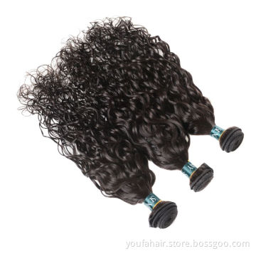 Trending Malaysian Natural Water Curly Sew In Human Hair Remy Hair Extensions Water Wave Virgin Hair Bundles
